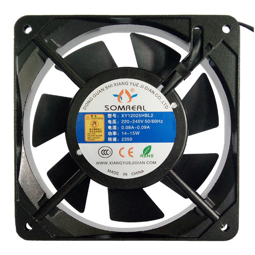 XY12025HBL七葉 大芯 110V220V380V高端AC散熱風扇